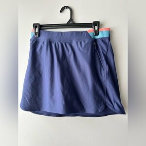 Under Armour Navy Blue Women's Skort with Colorful Waistband